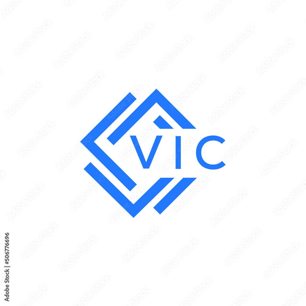 VIC technology letter logo design on white background. VIC creative initials technology letter logo concept. VIC technology letter design. VIC technology letter logo design on white background. VIC creative initials technology letter logo concept. VIC technology letter design.