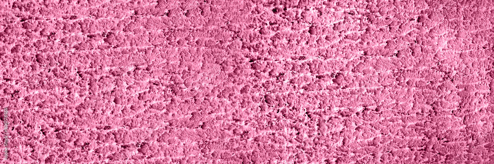 Banner with concrete pink wall background on the street. Banner with concrete pink wall background on the street.