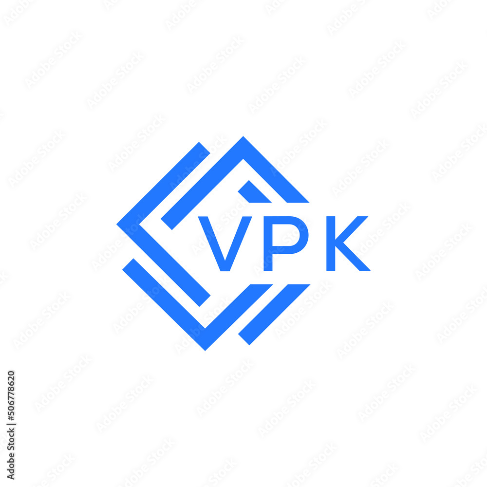 VPK technology letter logo design on white background. VPK creative initials technology letter logo concept. VPK technology letter design. VPK technology letter logo design on white background. VPK creative initials technology letter logo concept. VPK technology letter design.