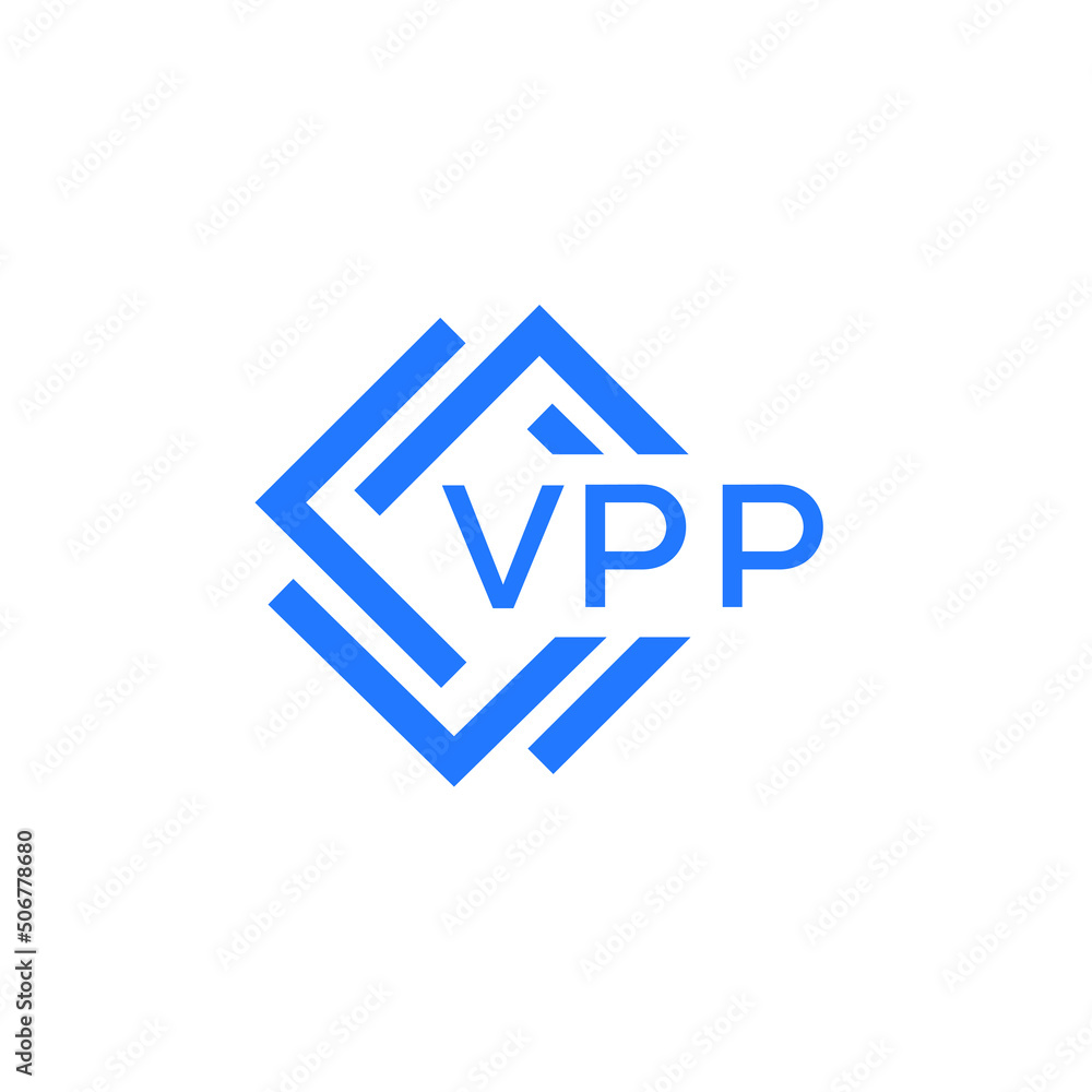 VPP technology letter logo design on white  background. VPP creative initials technology letter logo concept. VPP technology letter design.