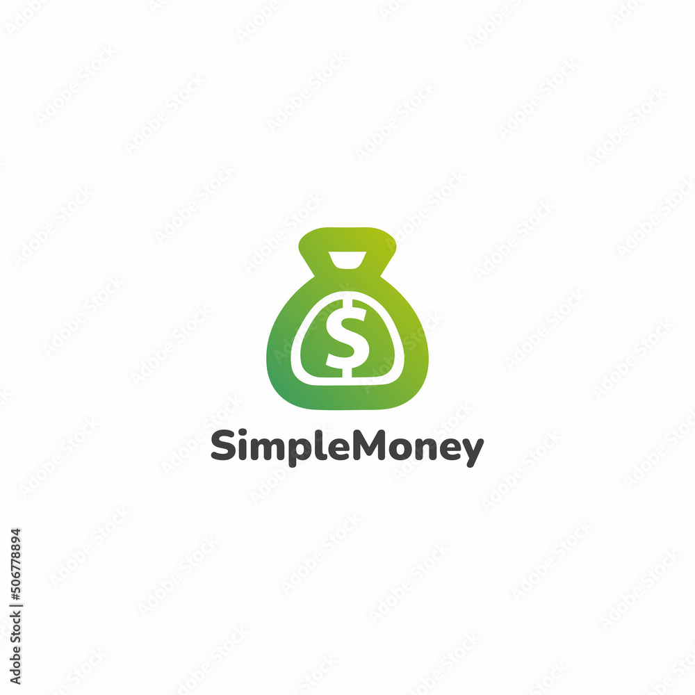 Obraz premium Simple money logo