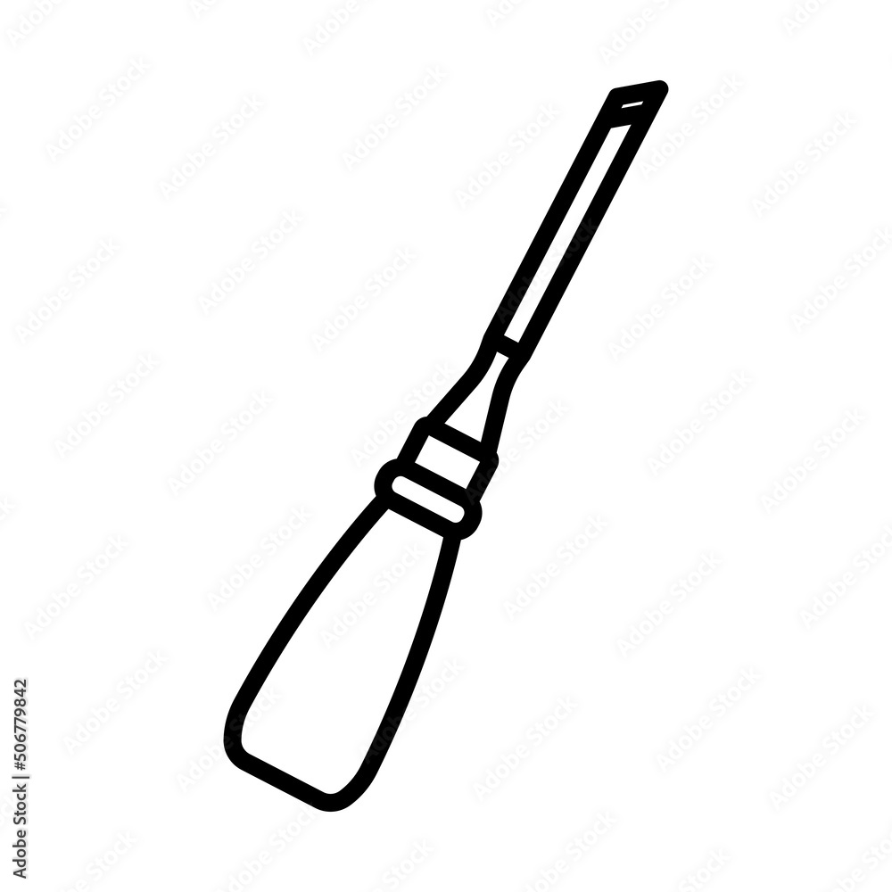 Obraz premium Chisel Icon