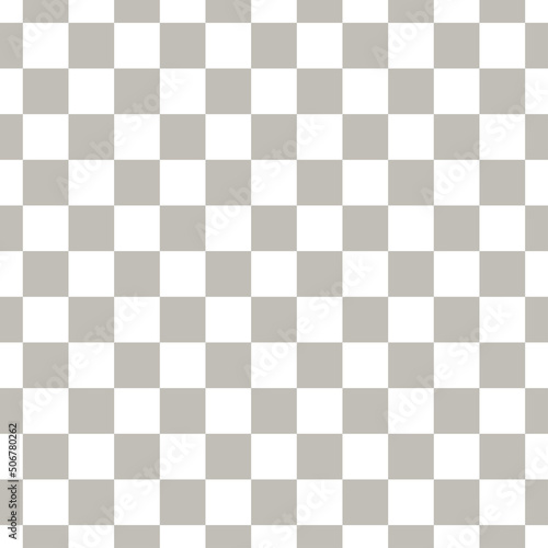 Grey and white checkerboard seamless pattern.