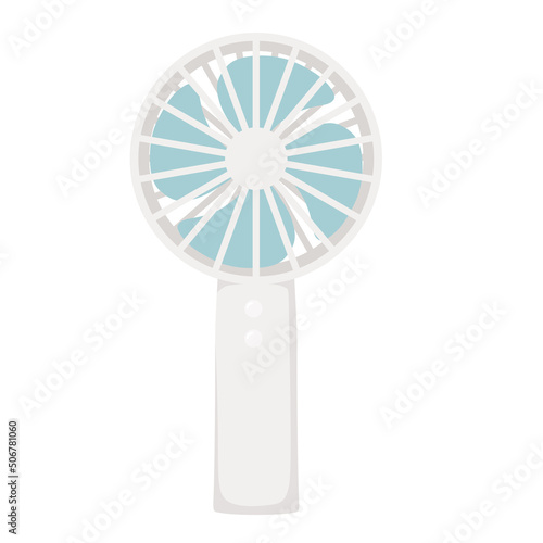 小型扇風機　イラスト