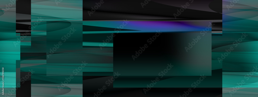 Obraz premium Abstract iridescent block pattern background image.