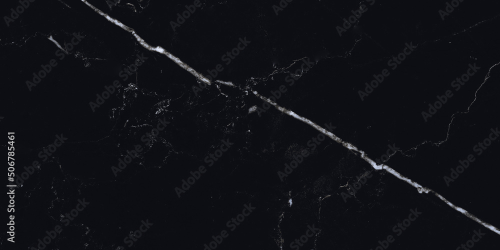 Fototapeta premium Black Marble Texture Background, Natural Italian Granite Slab Black Marble Stone For Interior Exterior Home Decoration And Ceramic Wall Tiles And Floor Tiles Surface.
