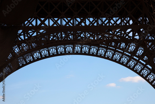 Detial of Eiffel Tower in Paris France © Kemal