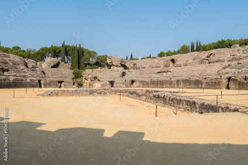 Archaeological complex, Roman ruins of Itálica (Santiponce, Seville)