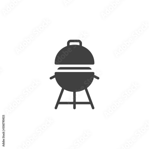 BBQ grill vector icon