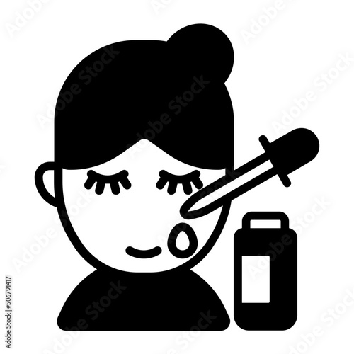 serum glyph icon