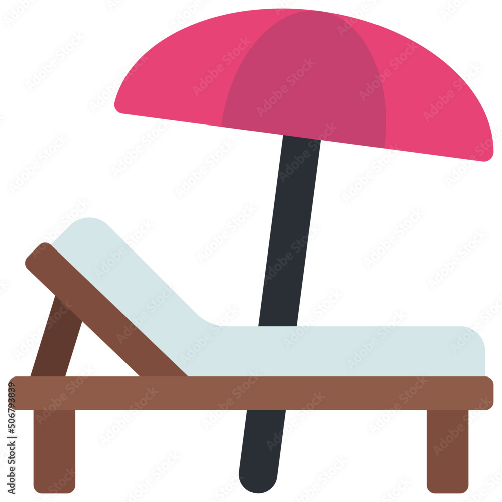 Sun Lounger Icon