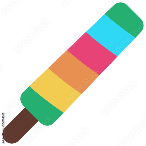 Rainbow Ice Lolly Icon