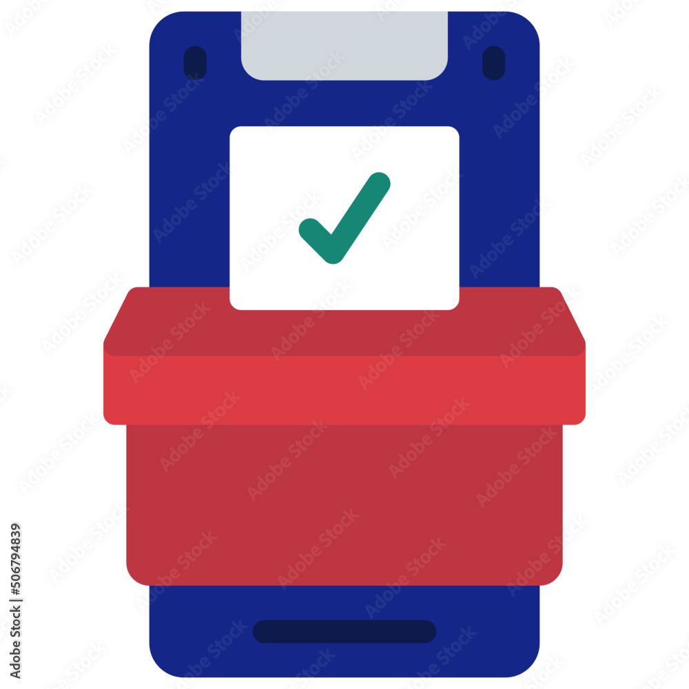 Mobile Voting Icon