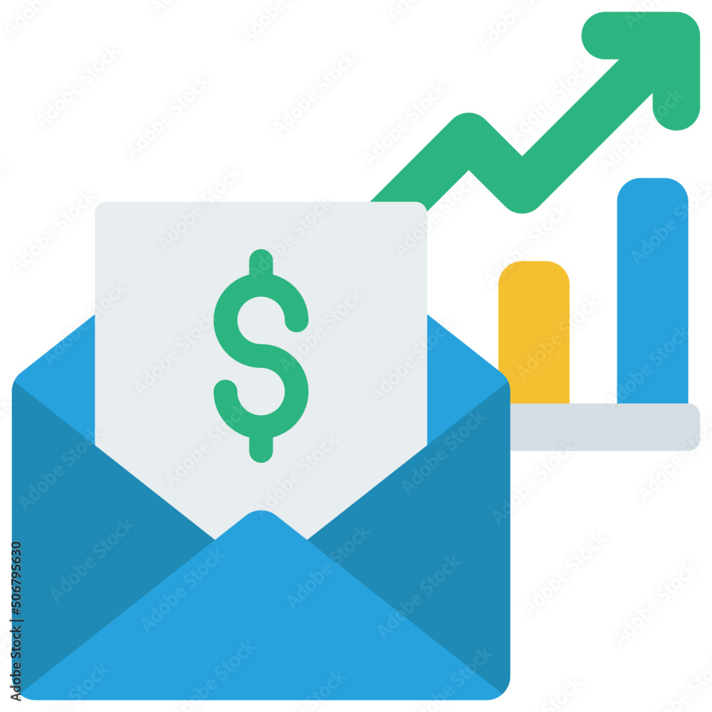 Paycheck Increase Icon Paycheck Increase Icon