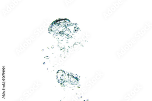 Big Bubbles Isolated on White