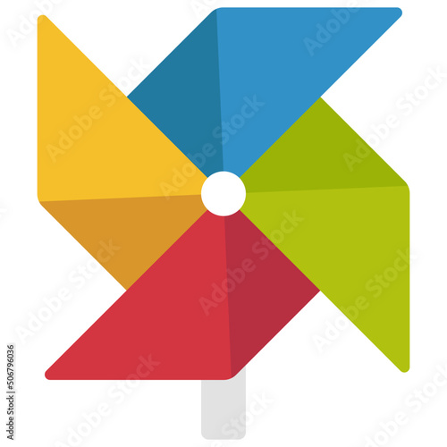Toy Windmill Icon