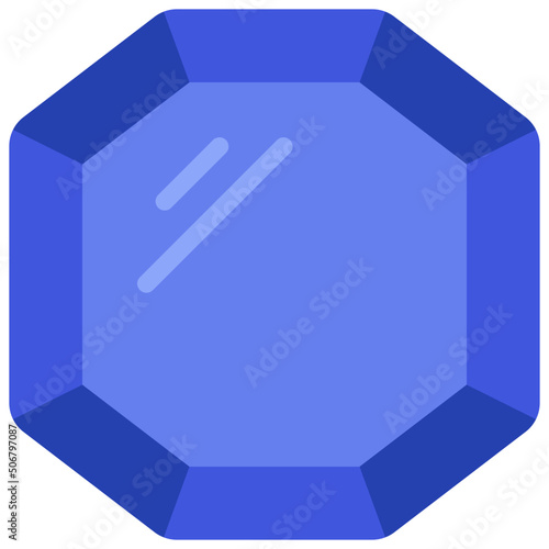 Sapphire Gem Icon