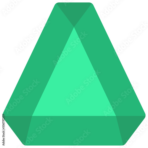 Triangular Gem Icon
