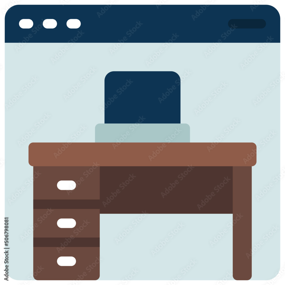Student Desk Website Icon Student Desk Website Icon
