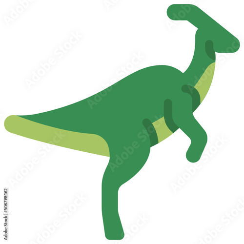Parasaurolophus Dinosaur Icon