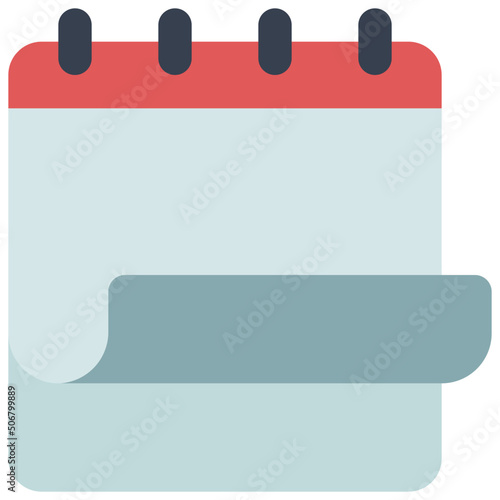 Folded Calendar Icon