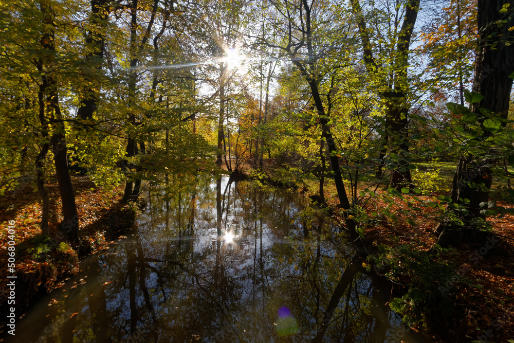Zabytkowy park pałacowy w Pszczynie