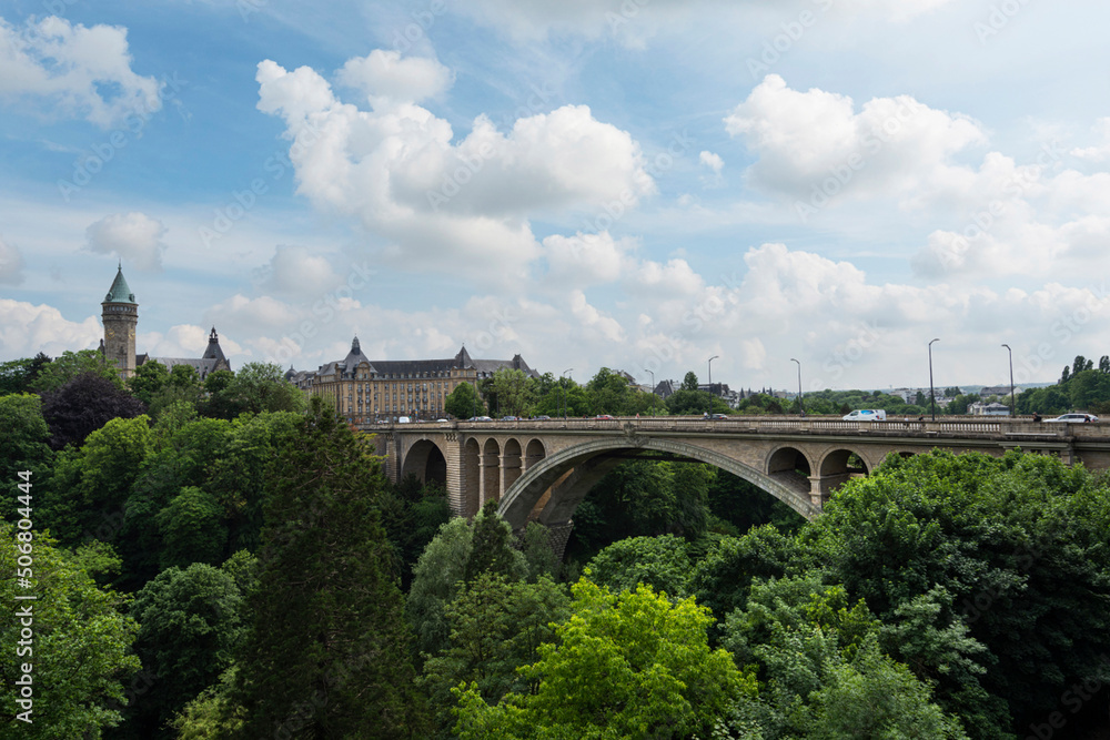 Adolphe bridge in Luxembourg city