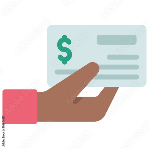 Pay With Cheque Icon