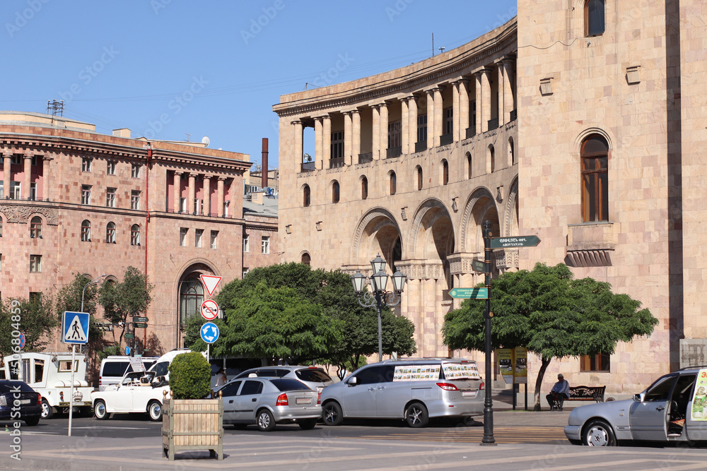 The main square of Yerevan