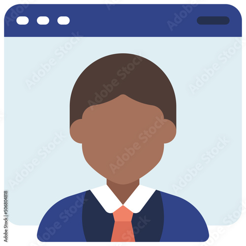 Businessman Website Icon