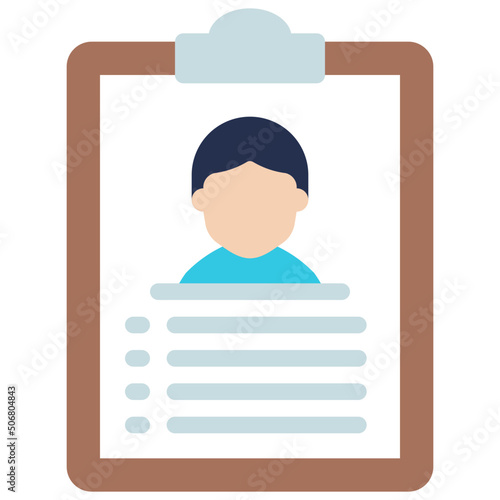 Personal Resume Icon