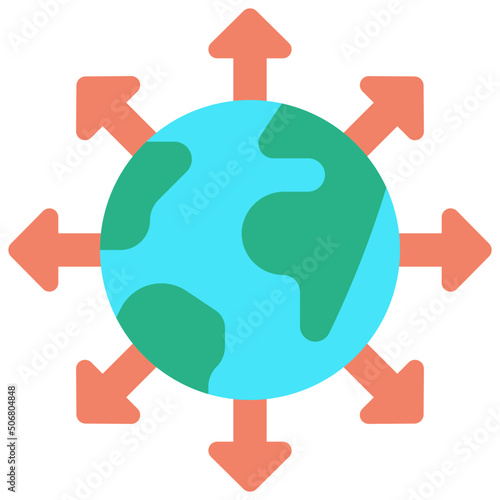 Global Outsourcing Icon