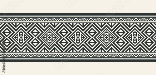 flat ornament line pattern design