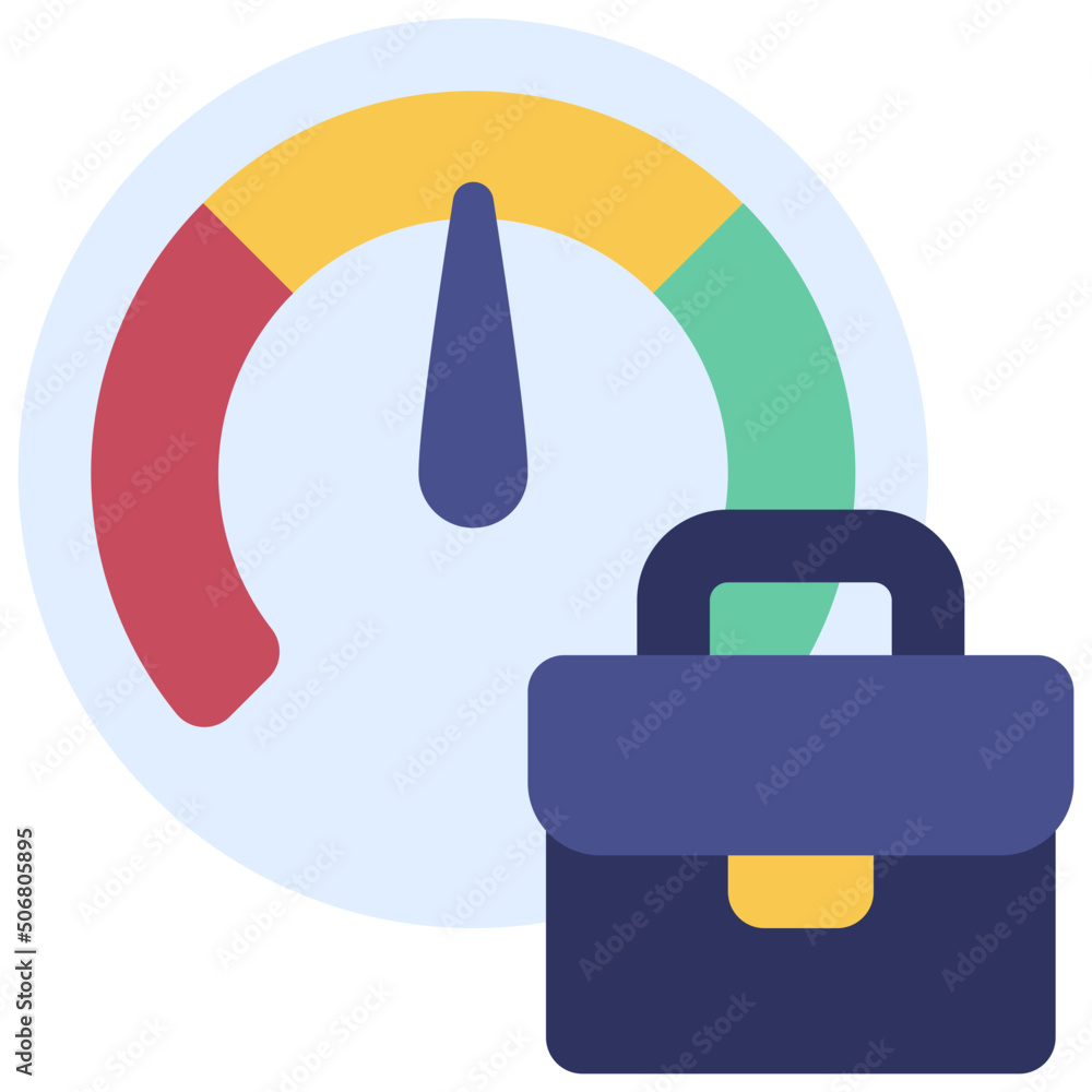 Fototapeta premium Business Performance Icon