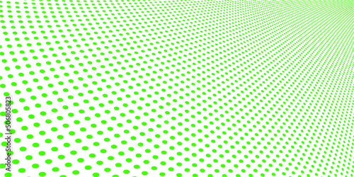 Green dot wave background