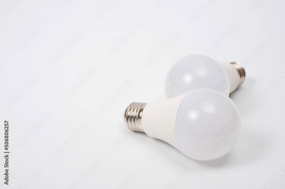 Two LED lamps for a standard cartridge, photographed against a white background. Two LED lamps for a standard cartridge, photographed against a white background.