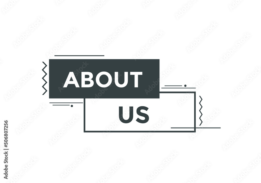 About us button. About us text template for website. About us icon flat style
About us button. About us text template for website. About us icon flat style