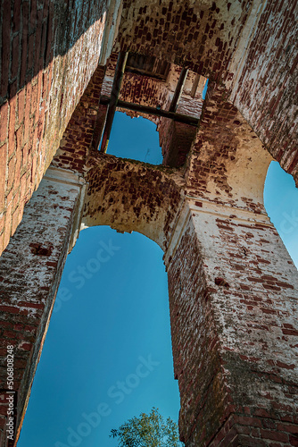 interior of the old bell tower