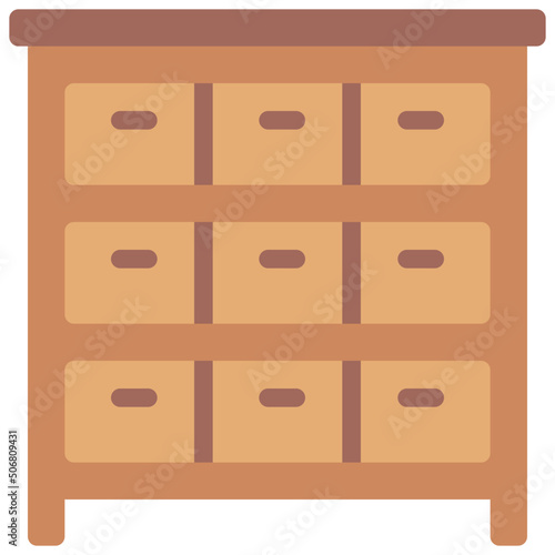 Chest Of Drawers Icon