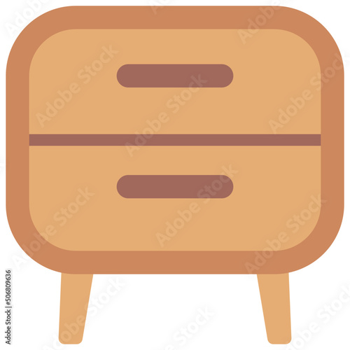 Modern Side Table Icon