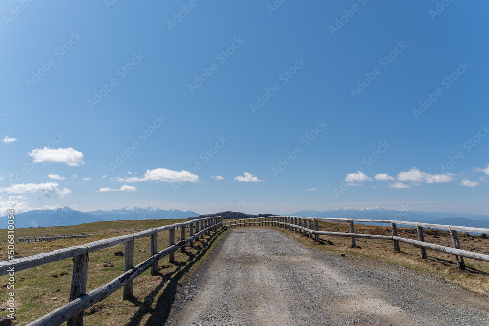 五月の美ヶ原高原　長野県