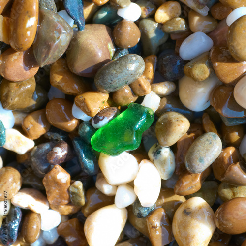 Colourful stones pebbles