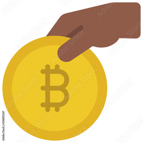 Steal Bitcoin Icon