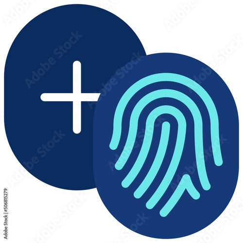 Duplicate Fingerprint Icon