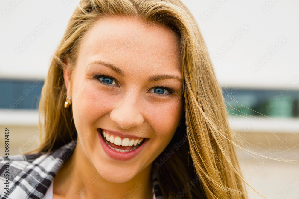 Happy teen girl Happy teen girl