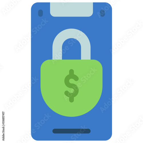 Locked Money Mobile Icon