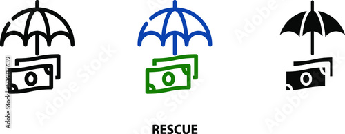 Financial Rescue Icon