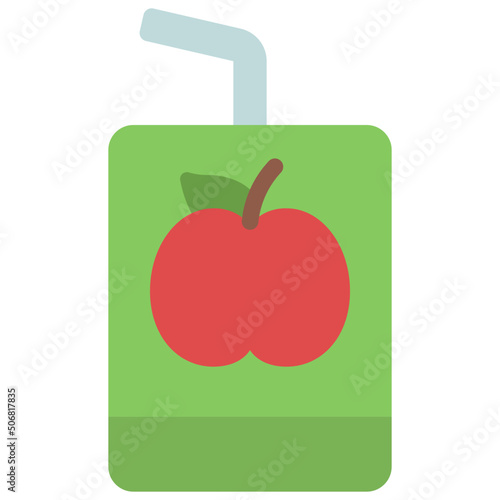 Apple Juice Box Icon