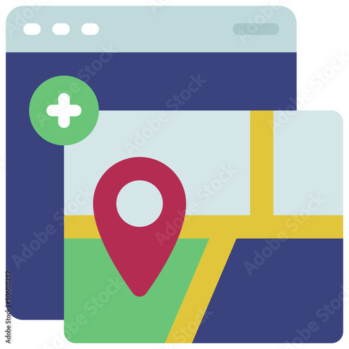 Free Download Map Integration Icon - GFXLoad