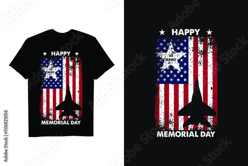 Memorials day veteran t-shirt design